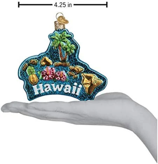 Hawaii Old World Christmas Ornament