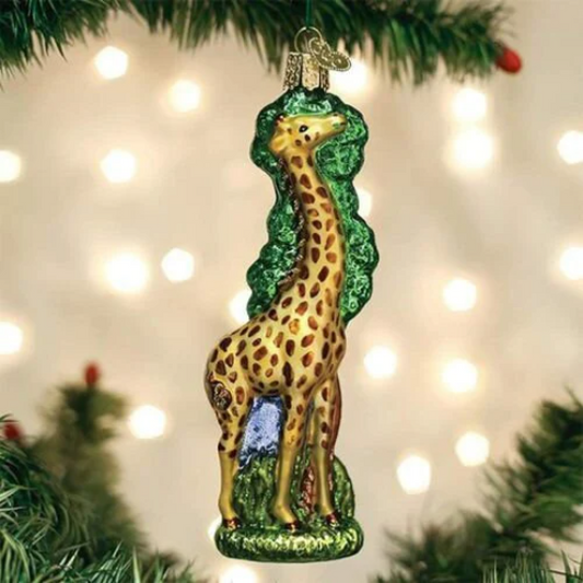 Giraffe Old World Christmas Ornament