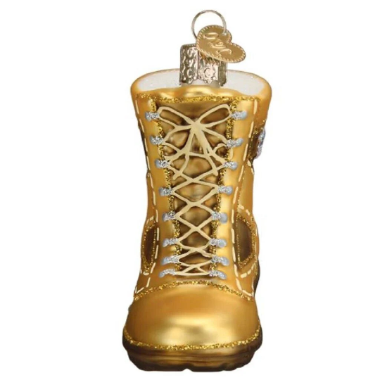 Military Boot Old World Christmas Ornament