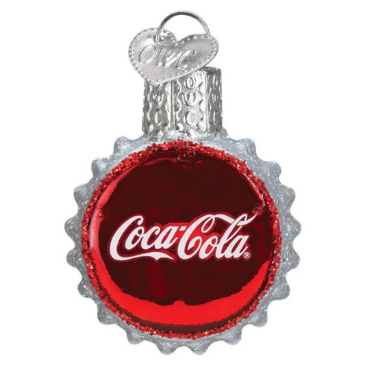 Coca Cola Bottle Set Old World Christmas Ornaments