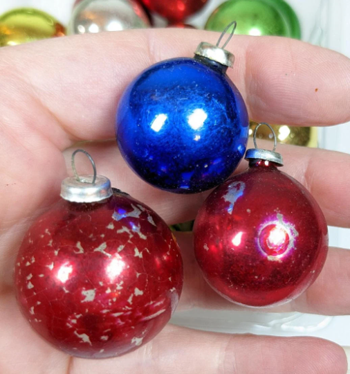 Vintage Small Christmas Ornaments