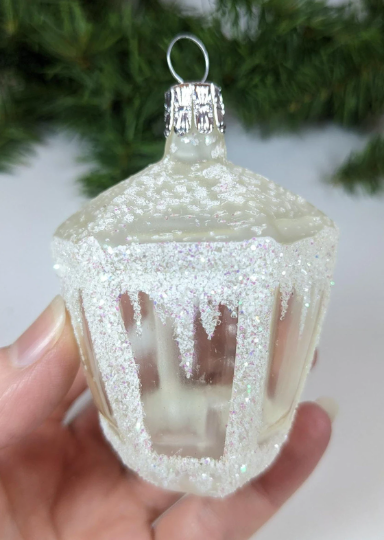 Lantern Christmas Ornaments Made in Czech Republic