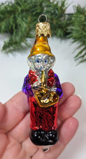 Grandpa Smoking Pipe Inge-Glas Retired Old World Christmas Ornament