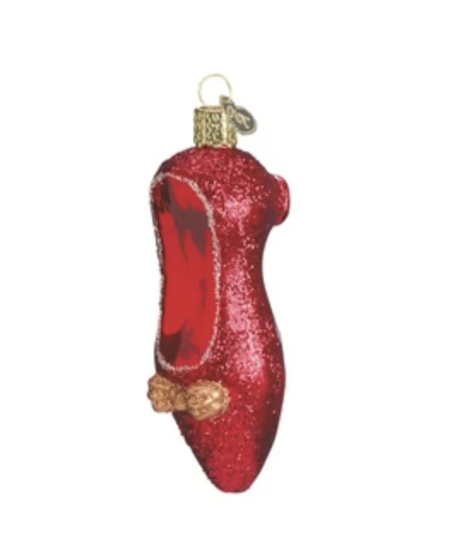 The Ruby Slipper Old World Christmas Ornament