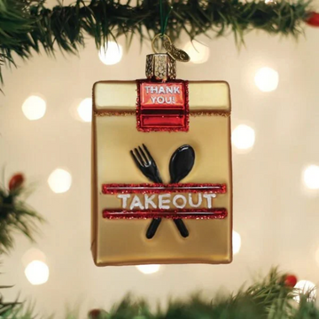 Takeout Bag Old World Christmas Ornament