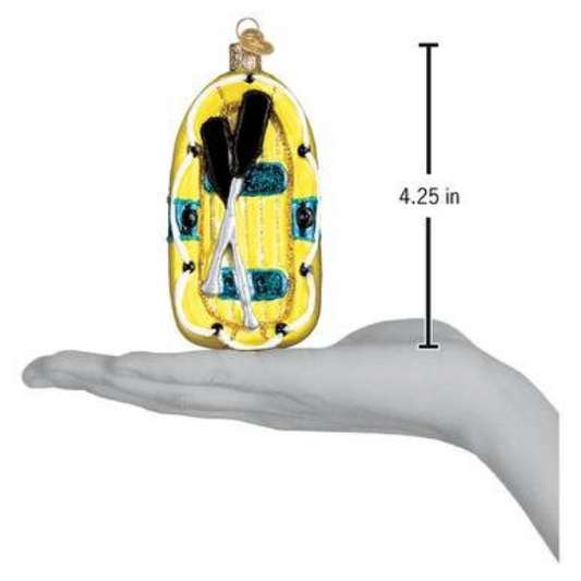 Raft Old World Christmas Glass Ornament