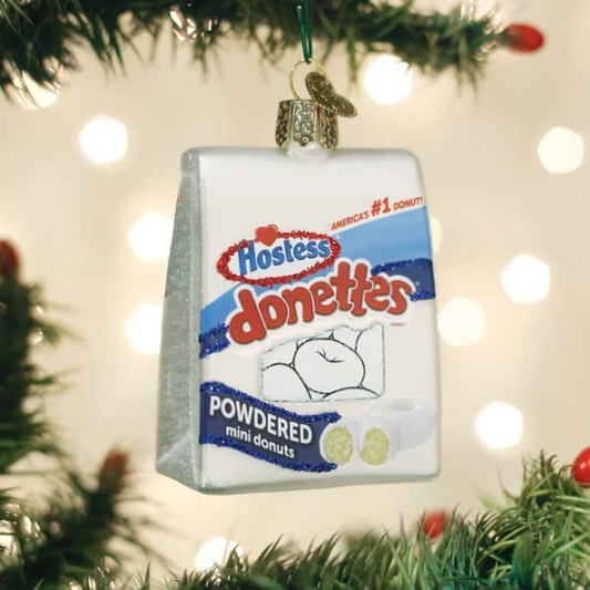 Hostess Donettes Old World Christmas Glass Ornament