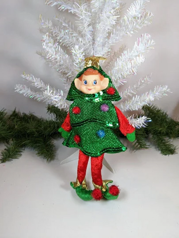 Elf Christmas Tree Ornament