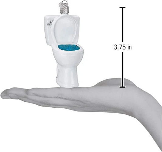 Toilet "The Throne" Old World Christmas Ornament