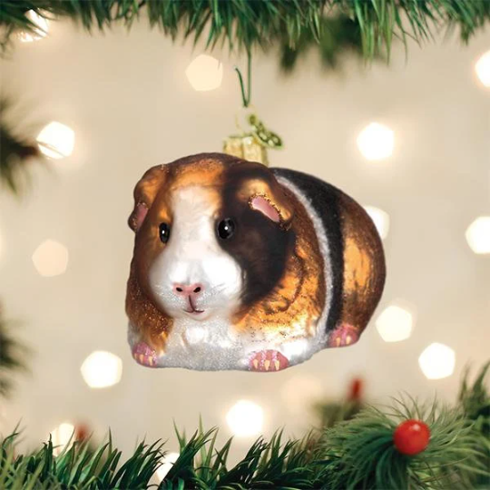 Guinea Pig Old World Christmas Ornament