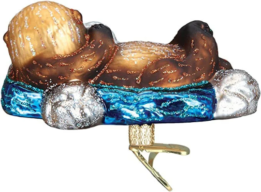 Sea Otter Old World Christmas Ornament