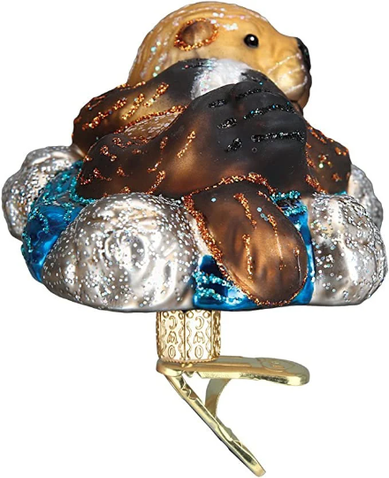 Sea Otter Old World Christmas Ornament