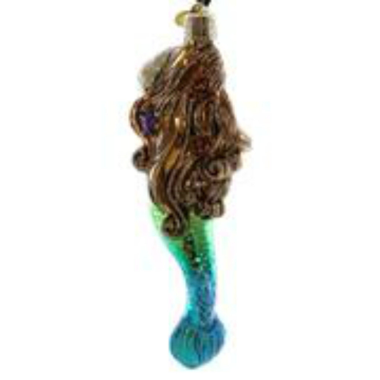 Mermaid with Sea Shell Old World Christmas Ornament