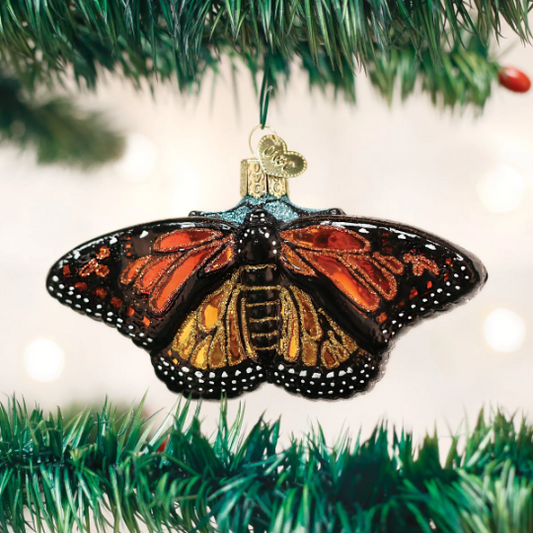 Monarch Butterfly Old World Christmas Ornament