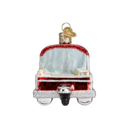 Pontoon Boat Old World Christmas Ornament