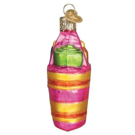 Beach Bag Old World Christmas Ornament