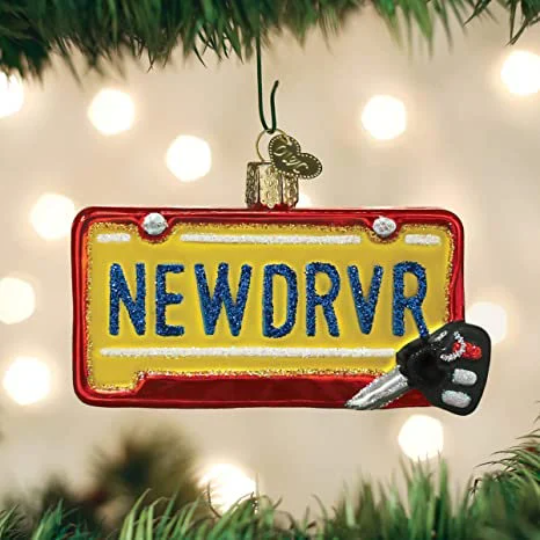 New Driver Old World Christmas Ornament