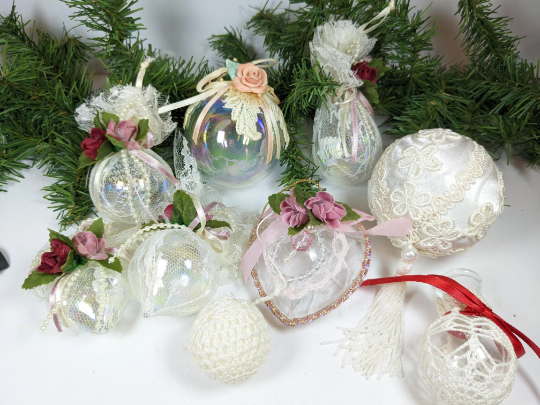 Vintage Victorian Christmas Ornaments