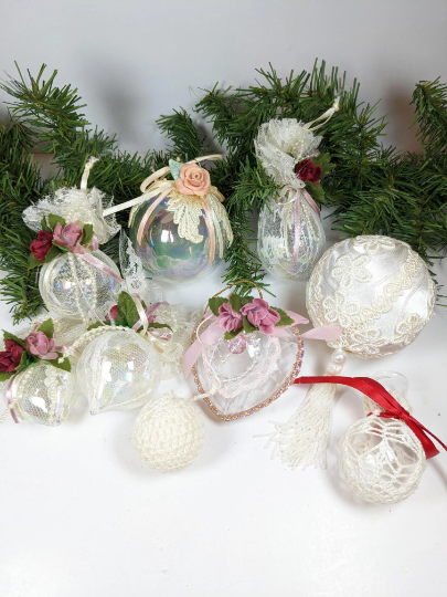 Vintage Victorian Christmas Ornaments