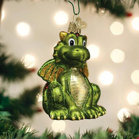 Little Dragon Old World Christmas Ornament