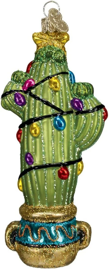 Christmas Cactus Old World Christmas Ornament