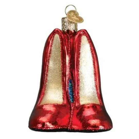 Glamour Heels Old World Christmas Ornament