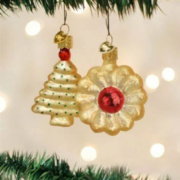 Spritz Cookies Old World Christmas Ornament Set of 2 Ornaments