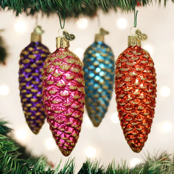 Shimmering Pine Cone Old World Christmas Ornament