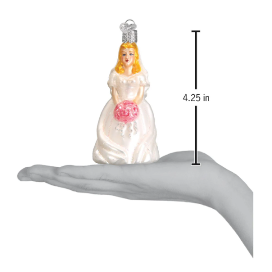 Blonde Bride Old World Christmas Ornament