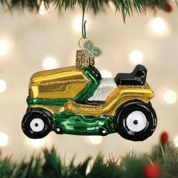 Riding Lawn Mower Old World Christmas Ornament