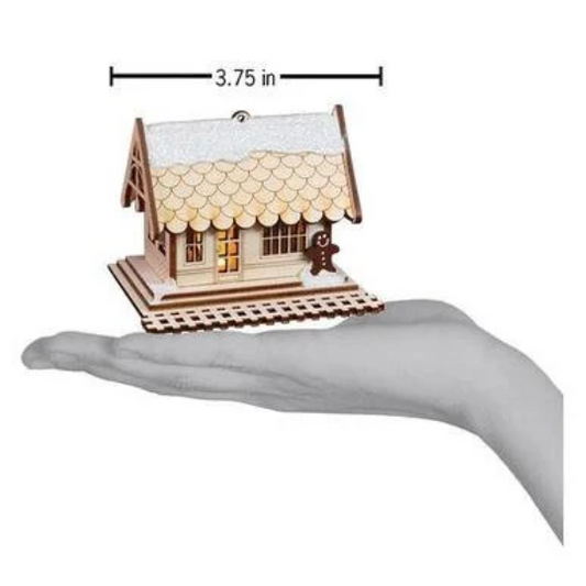 Train Depot Old World Christmas Wood Ornament