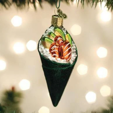 Sushi Handroll Old World Christmas Ornament