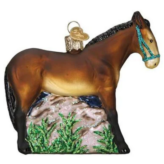 Mule Old World Christmas Ornament