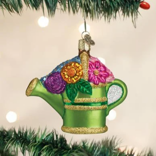 Watering Can Old World Christmas Ornament