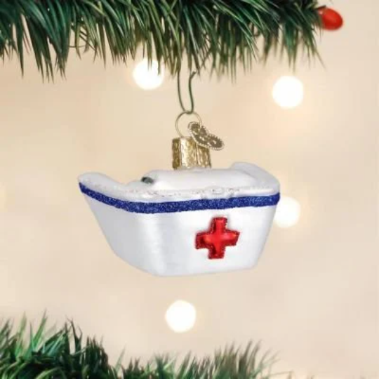 Nurse Cap Old World Christmas Ornament