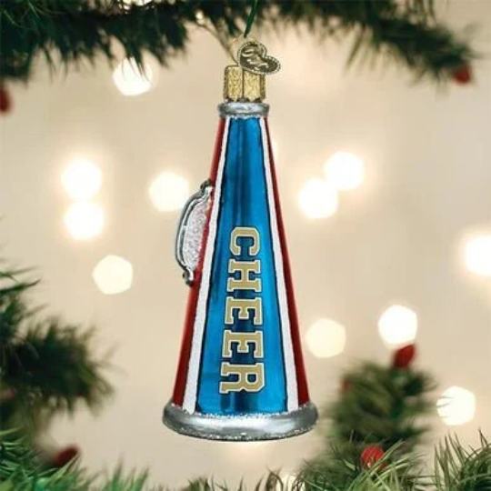 Cheer Megaphone Old World Christmas Ornament