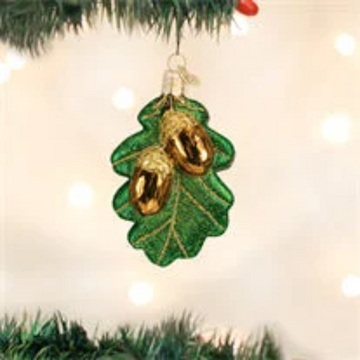 Oak Leaf Old World Christmas Ornament