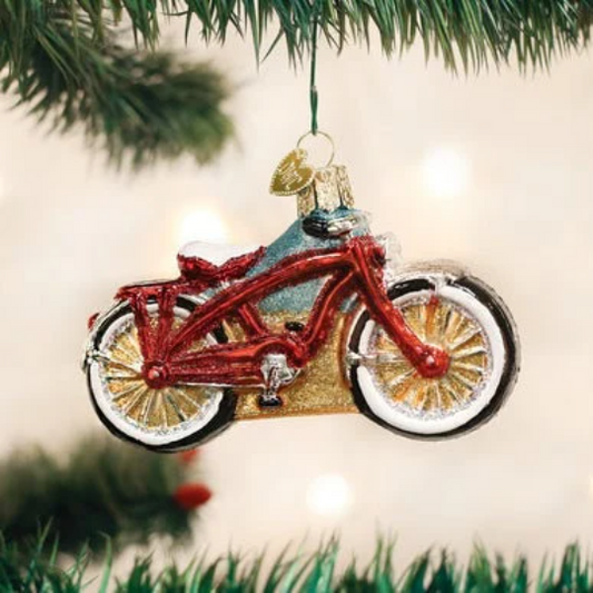 Cruiser Bike Old World Christmas Ornament