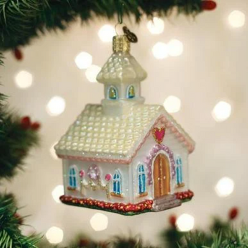 Wedding Chapel Old World Christmas Ornament