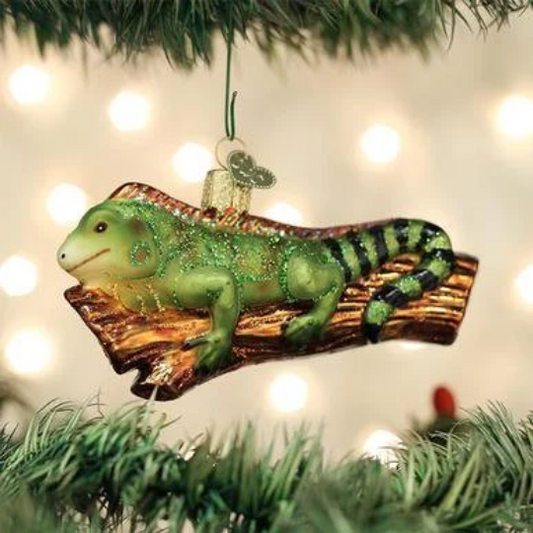 Iguana Old World Christmas Ornament