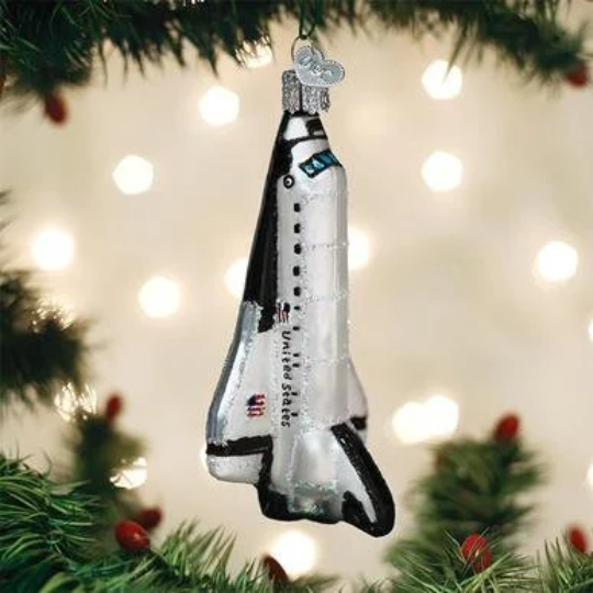 Space Shuttle Old World Christmas Ornament