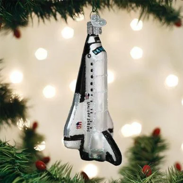 Space Shuttle Blown Glass Tree Ornament by Old World Christmas