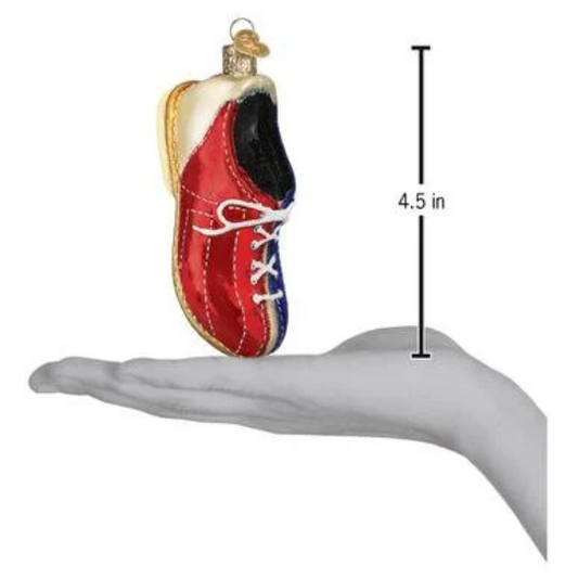 Bowling Shoe Old World Christmas Ornament