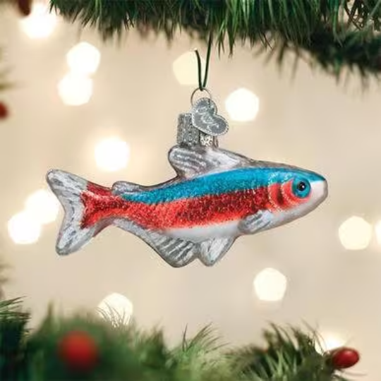 Tetra Fish Old World Christmas Ornament