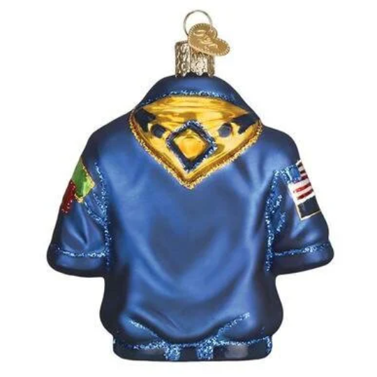 Boy Scouts Uniform Old World Christmas Ornament