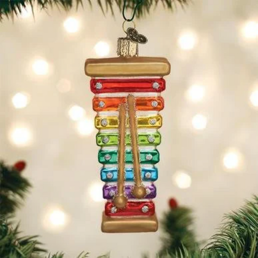 Xylophone Toy Old World Christmas Ornament