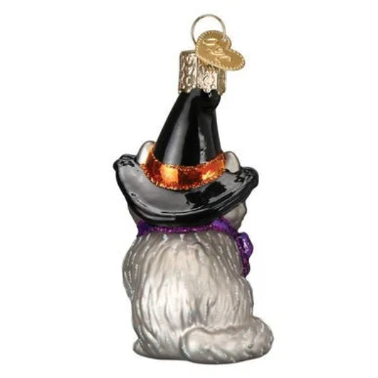 Witch Kitten Old World Christmas Ornament