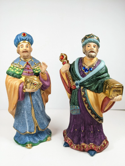 King Magi and Wiseman Nativity Figurines