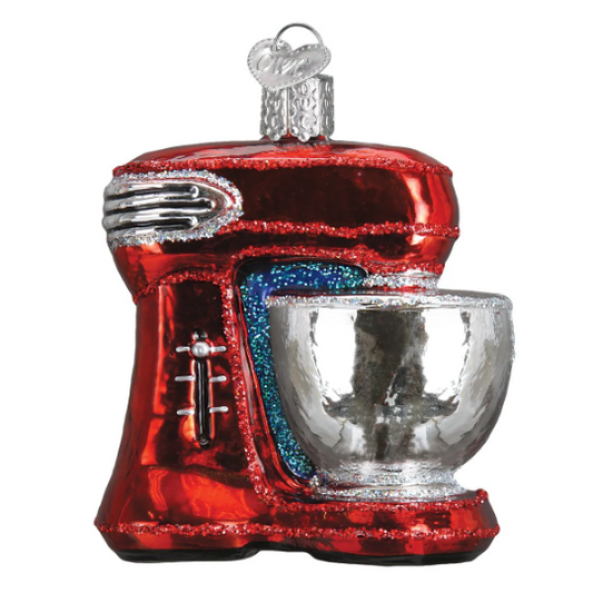 Red Mixer Old World Christmas Ornament