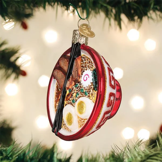 Bowl of Ramen Old World Christmas Tree Ornament Holiday Gift